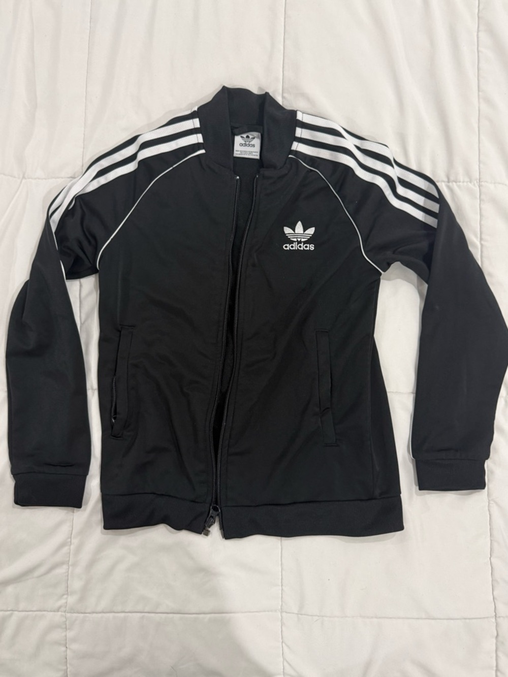 Adidas Girls Zip-Up Sweatshirt